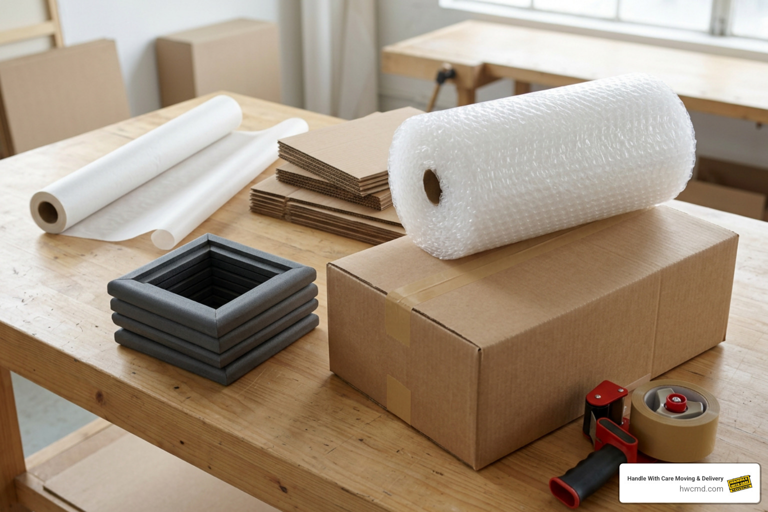 art packing supplies